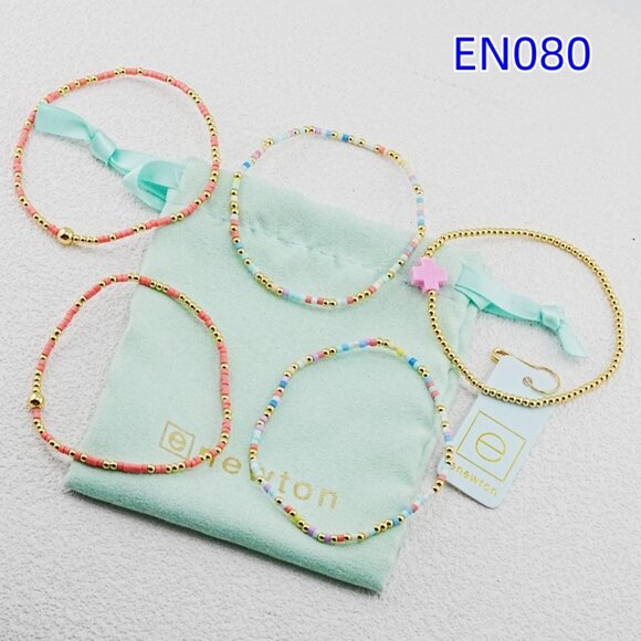 Enewton Pink Cross Bracelet Set